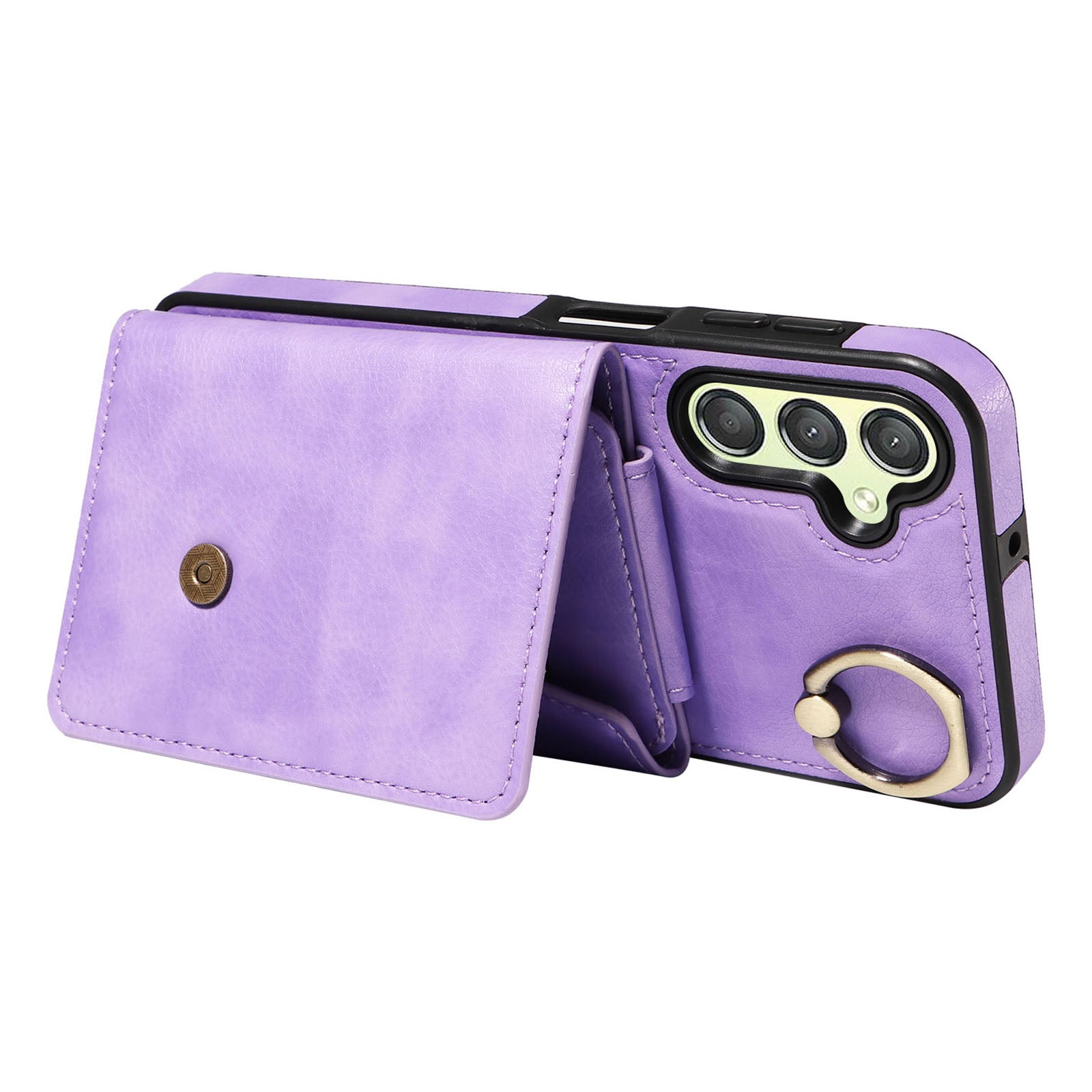 002 For Samsung Galaxy A24 4G A25 5G Card Bag Ring Kickstand Shockproof Cover Litchi Texture Leather Coated TPU Phone Case with Shoulder Strap 002 For Samsung Galaxy A24 4G A25 5G Card Bag Ring Kickstand Shockproof Cover Litchi Texture Leather Coated TPU Phone Case with Shoulder Strap